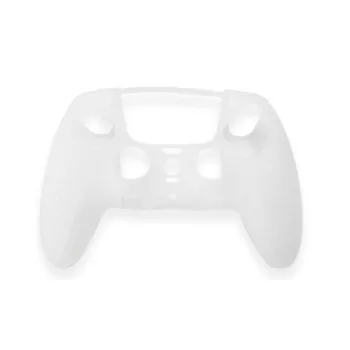   Carcasă anti-alunecare din cauciuc siliconic pentru controler PS5 EDGE - Alb