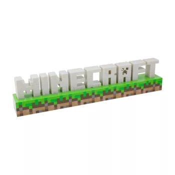 Logo-ul Minecraft iluminat