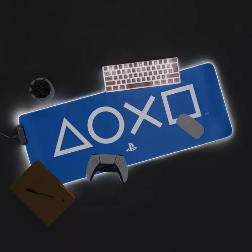 PlayStation - tastatură iluminată pentru gamer/mouse pentru birou