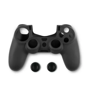   Spartan Gear Silicon Protector și cauciuc de protecție analogic PS4 - NEGRU