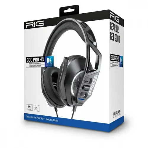 Nacon RIG 300PRO HS Premier Gaming Headset PS4/PS5/Xbox/PC/Mobile - Negru