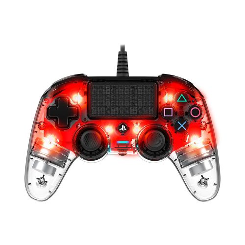 Nacon Wired Compact Controller Pale Red (controler cu fir) PS4/PC (second hand, garanție 1 lună)
