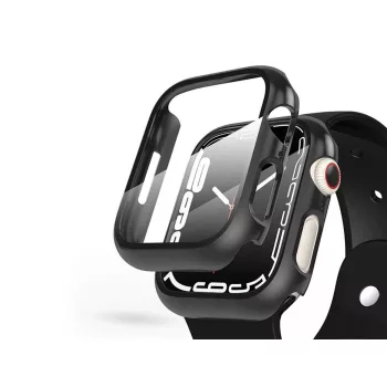   Devia APPLE WATCH 7 / 8 (41 MM) Ceasuri cu ascunzători de margine inserate - NEGRU