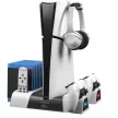 Froggiex PS5 / PS5 Slim Suport multifuncțional pentru căști (FX-P5-C4-W)