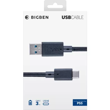 Cablu Bigben PS5, 3 metri (Tip C)