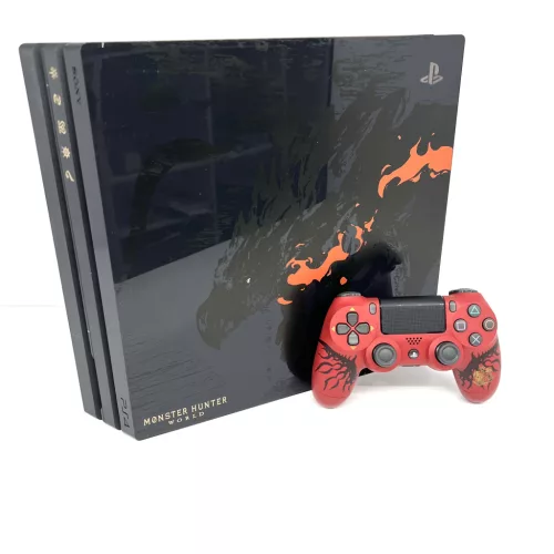 Playstation 4 PRO 1 TB (PS4 Pro) Limited Edition + Monster Hunter: World (second hand, 6 luni garanție)
