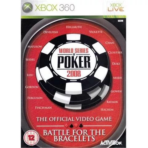 World Series Of Poker 2008 xbox 360 (second hand)