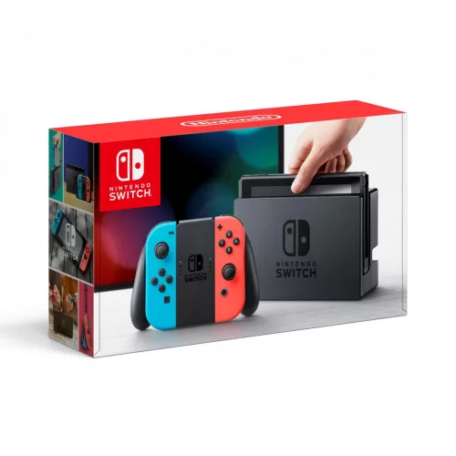 Nintendo Switch Neon Machine Bundle V1 Series (second hand, garanție 6 luni)