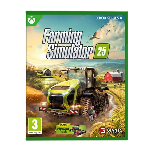 Farming Simulator 25 Series X (cu subtitrări în engleză!) (second hand, fără zgârieturi)