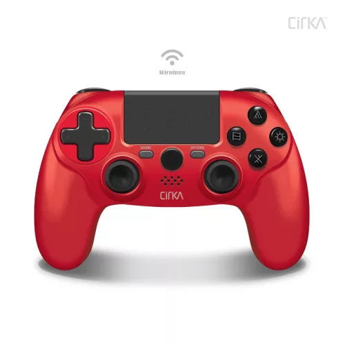Controler fără fir Hyperkin Cirka NuForce PS4/PC - roșu (M07526-RD)