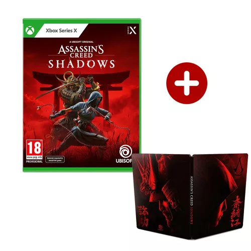 Assassin's Creed Shadows Xbox Series X + jetoane de metal + DLC la precomandă
