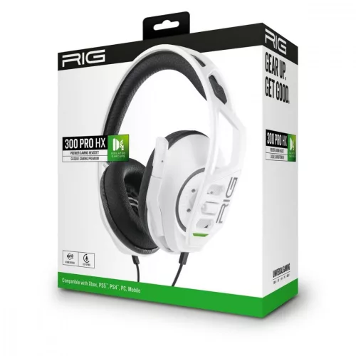 Nacon RIG 300PRO HX Premier Gaming Headset Xbox/PS4/PS5/PC/Mobile - Alb (DESCONTINUAT)