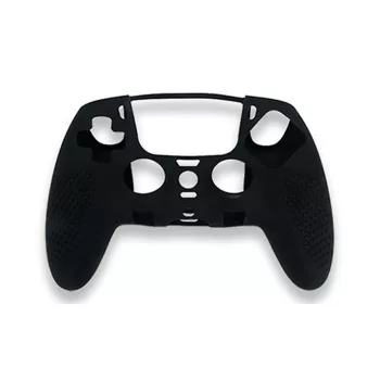   Carcasă anti-alunecare din cauciuc siliconic pentru controler PS5 EDGE - Negru