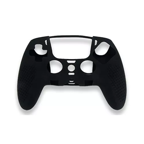 Carcasă anti-alunecare din cauciuc siliconic pentru controler PS5 EDGE - Negru