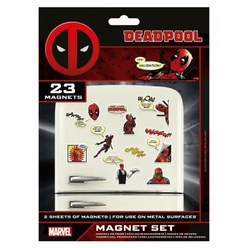 Deadpool set magnet 23 piese