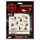 Deadpool set magnet 23 piese