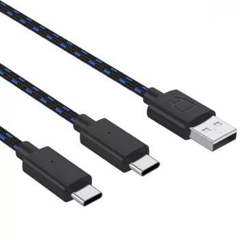   Venom PS5 Dual Play and Charge 3 metri Tip-C la cablu de încărcare USB VS5002