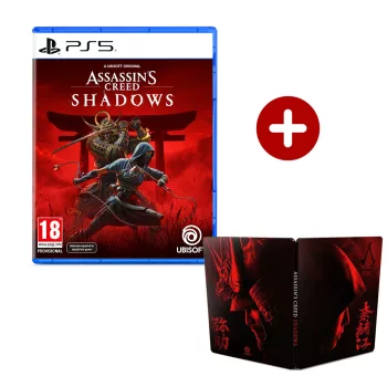   Assassin's Creed Shadows PS5 + jetoane de metal + DLC de precomandă