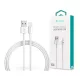 CABLU DE ÎNCĂRCARE ȘI DATE DEVIA USB - LIGHTNING 2 M - ALB