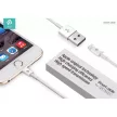 CABLU DE ÎNCĂRCARE ȘI DATE DEVIA USB - LIGHTNING 2 M - ALB