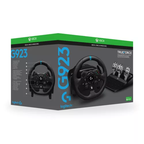 Logitech G923 TrueForce Sim USB Handlebar negru (Xbox One, Xbox Series, PC) (second hand, garanție 6 luni)