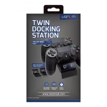   Venom Charging Station PS4 (negru) VS2732 (second hand, garanție 1 lună)